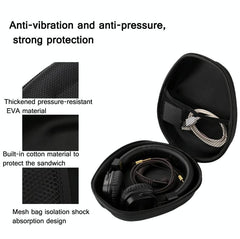Gray Headphone Storage Bag - Universal Organizer-1915198271014440962