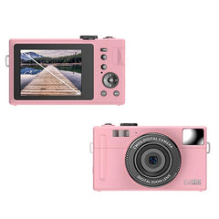 3.0 Hd Children'S Digital Camera With 48Mp And 3 Screen - Pink-1915198141741797383