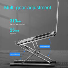 Foldable Aluminum Laptop Stand With Heat Dissipation-1964932343533801475
