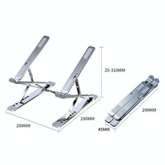 Foldable Aluminum Laptop Stand With Heat Dissipation-1964932330137194498