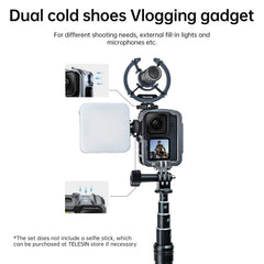 Vertical Shooting Set For Gopro Hero11 / 10 / 9 With Aluminium Alloy Frame-1915198122376695810