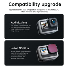 Vertical Shooting Set For Gopro Hero11 / 10 / 9 With Aluminium Alloy Frame-1915198122376695812