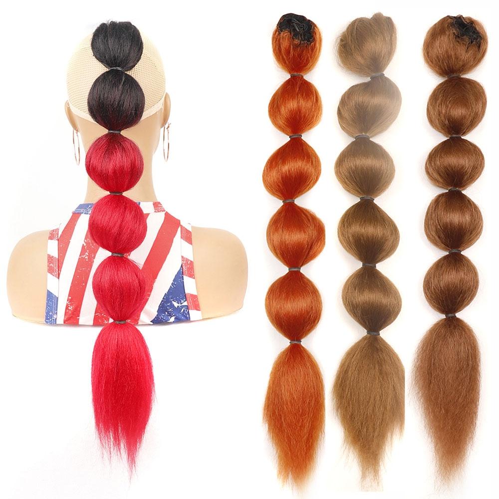 27 Shaggy Bubble Drawstring Ponytail Wig - Bubble Shape-1915197973432766468