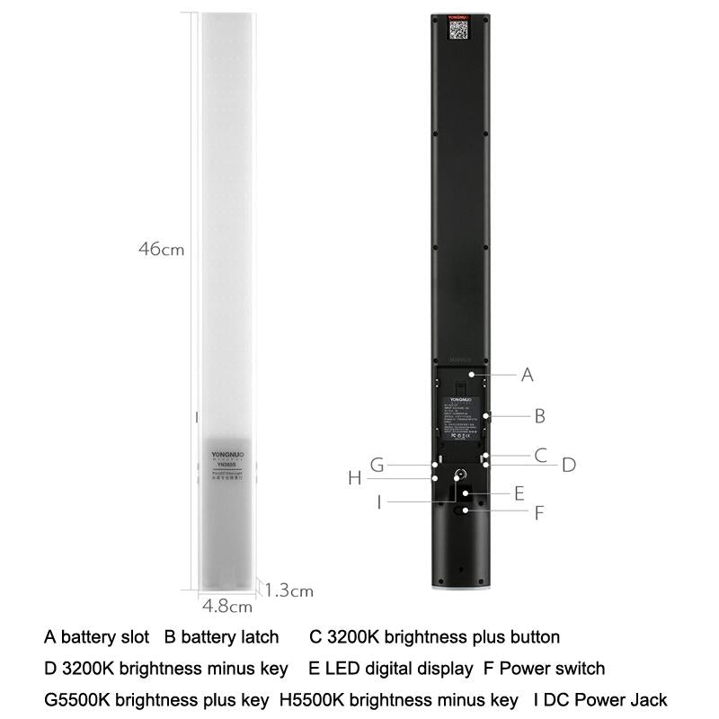 Handheld Led Fill Light Stick For Slr Cameras - Standard Package-1915197689755209730