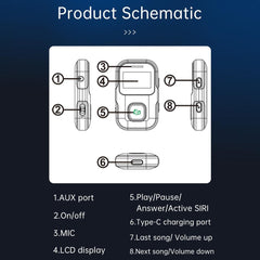 Bluetooth Audio Receiver With Screen And Mp3 Player-1915197752501997570