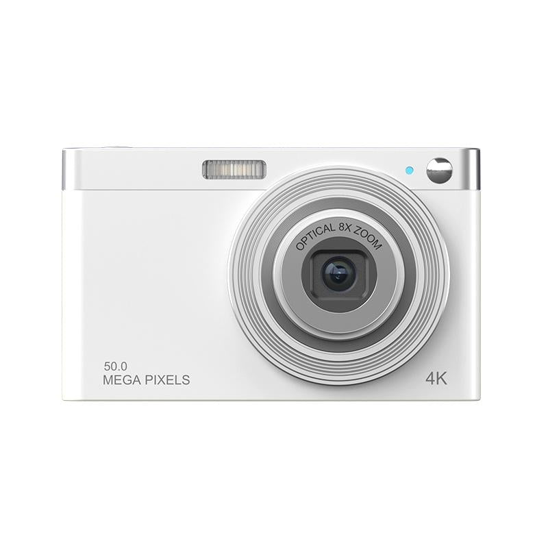 4K 8X Optical Zoom Telescopic Lens Digital Camera - White 2.88 Inch-1915198274239860736