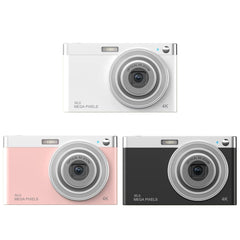 4K 8X Optical Zoom Telescopic Lens Digital Camera With Card Reader & Wiper - White-1915197796391194625
