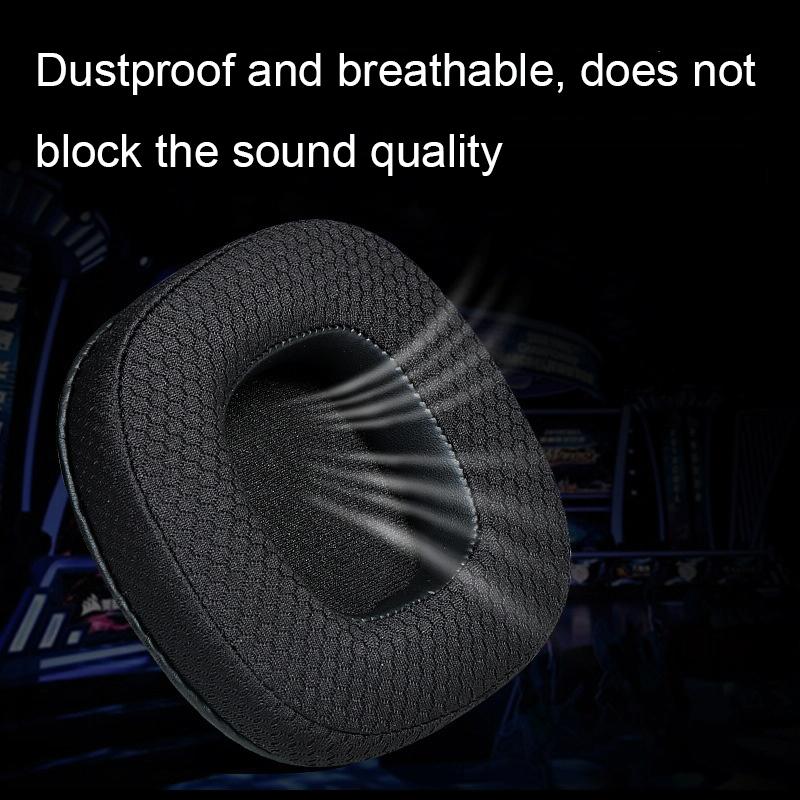 Breathable Headphone Covers - 1 Pair - Ice Silk Gray - Xiberia S21 / T20-1915198129838362627
