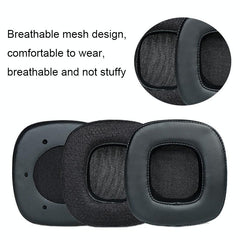 Breathable Sponge Headphone Covers - Pink Leather 1 Pair-1915197635522859010