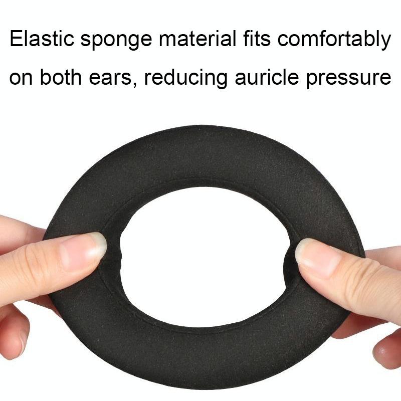 Breathable Leather Headset Cover For Focal Clear Mg Pro - Fiber Gray 2 Pack-1922443445952188418