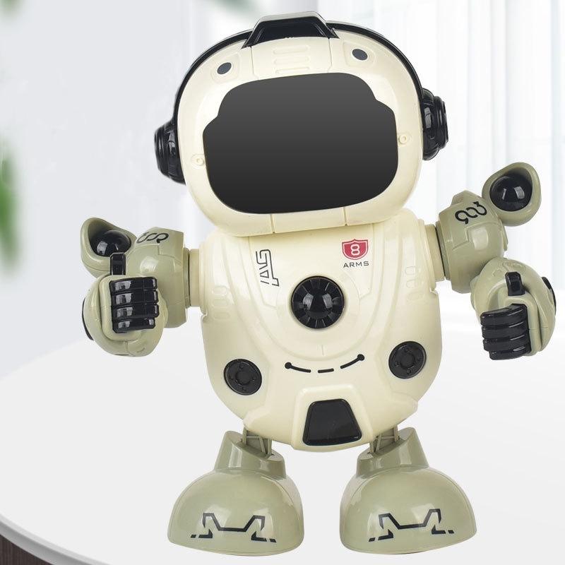 Smart Sound & Light Robot Toy - Green 8-1915197846341160966