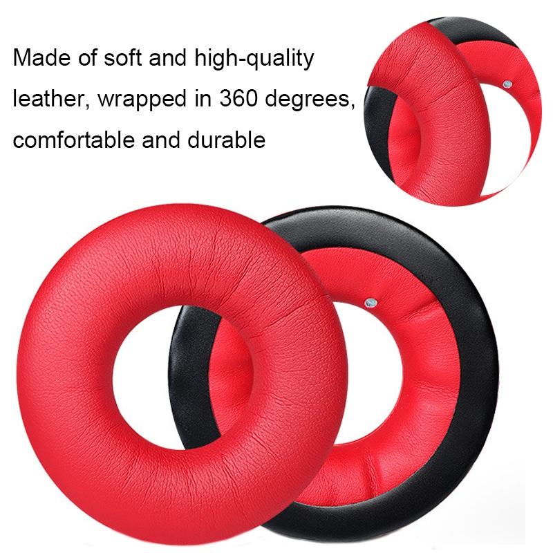 Red Headset Sponge Cover For Sennheiser Hd25 Series - 1 Pair-1969996466403545091