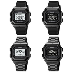Multi-Functional Outdoor Men Watch With Electronic Timing And Steel Band-1915197951064543233