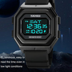 Multi-Functional Outdoor Men Watch - Electronic Timing-1915197790242344964