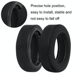 Soft Foam Headphone Covers For Corsair Hs60 / 50 / 70 Pro - Black Ice 2 Pack-1915197605973987331