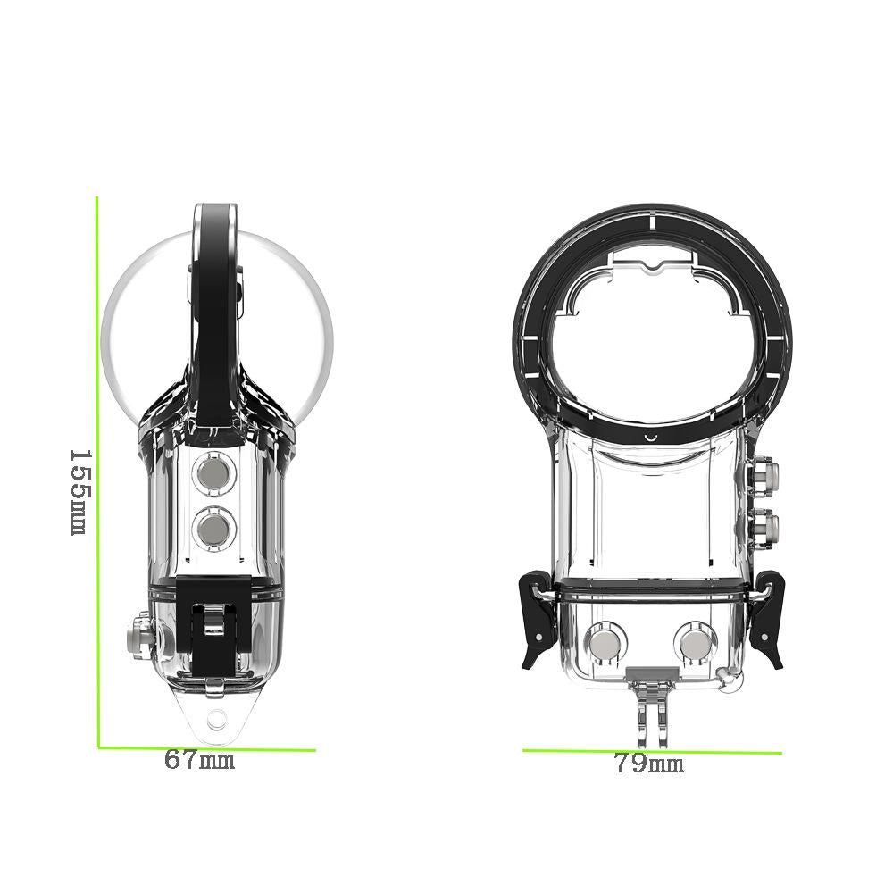 Waterproof Diving Case For Insta360 X3 Camera - No Logo-1915198229440499714
