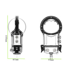 Waterproof Diving Case For Insta360 X3 Camera - No Logo-1915198229440499714
