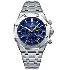 Waterproof Multifunctional Business Quartz Watch - Luminous-1915198142257696774