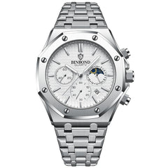 Waterproof Multifunctional Business Watch - Luminous Quartz-1915197990050598912