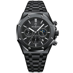 Waterproof Multifunctional Business Watch - Luminous Quartz-1915197829719134208