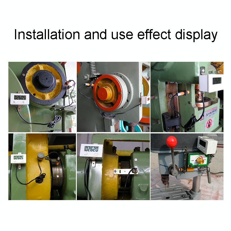 Industrial Magnetic Sensor Switch Punch Counter - Digital Display-1922443456802852868