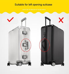Waterproof Pvc Trolley Suitcase Cover - 24 Inch Rimless Transparent Dustproof-1915197985361367044