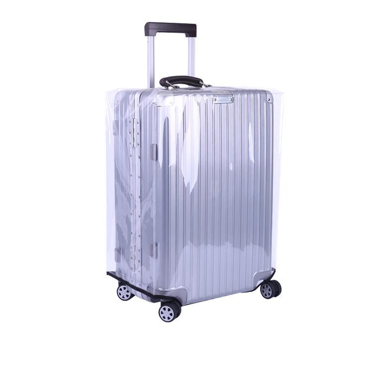 Waterproof Pvc Trolley Suitcase Cover - 28 Inch Rimless Transparent Dustproof-1915197639385812992