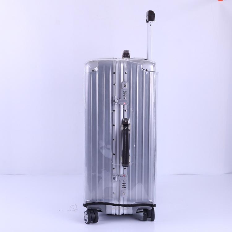 Waterproof Pvc Trolley Suitcase Cover - 28 Inch Rimless Transparent Dustproof-1915197639385812994