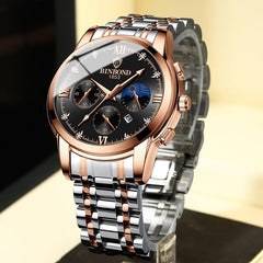 Waterproof Luminous Men Watch With Calendar - 30M-1915197982425354242