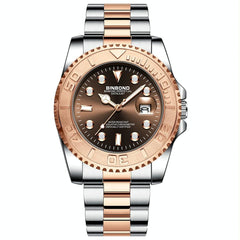 Rose Gold Luminous Quartz Sports Watch - 30M Waterproof-1915198261484982278