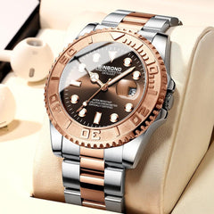 Waterproof Luminous Sports Watch With Metal Gear - 30M-1915197950468952067