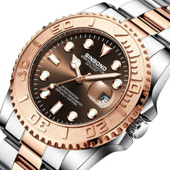 Waterproof Luminous Sports Watch With Metal Gear - 30M-1915197950468952068