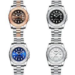 Waterproof Luminous Metal Gear Sports Watch - 30M-1915197788916944897