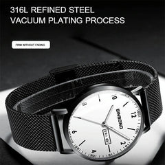Waterproof Ultra-Thin Quartz Luminous Starry Watch - 30M-1943465059850260482