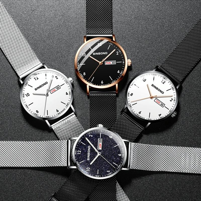 Waterproof Ultra-Thin Quartz Luminous Starry Watch - 30M-1943465059850260485