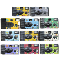27 Retro Film Camera Waterproof Cartoon Stickers - No Camera-1915197784496148481