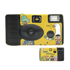 27 Retro Film Camera Waterproof Cartoon Stickers - Happy Day Design-1915197607131615234