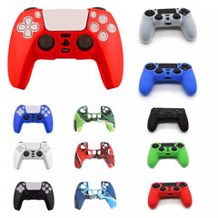 Blue Silicone Protective Cover For Ps5 Controller-1915197994773385217