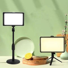 Portable 8-Inch Flat-Panel Live Fill Light With Adjustable Temperature And Small Tripod-1915198285472206849