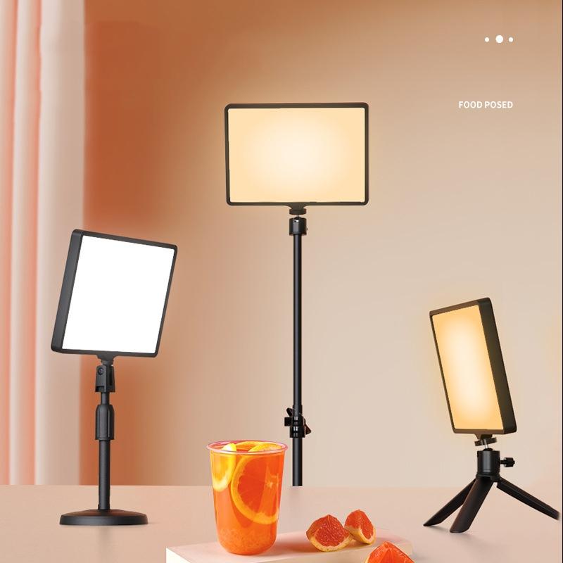 10 Three-Colour Temperature Flat-Panel Live Fill Light With 0.5M Bracket-1915197807514488833