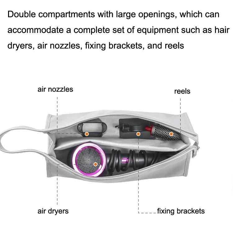 Dyson Hair Dryer Storage Package With Protective Cover - Silver-1915197814263123972