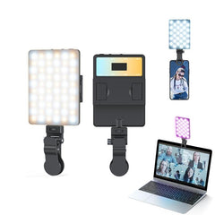 5W Mobile Phone Fill Light For Live Broadcast With Screen - V11 Cool & Warm-1964932298914795529