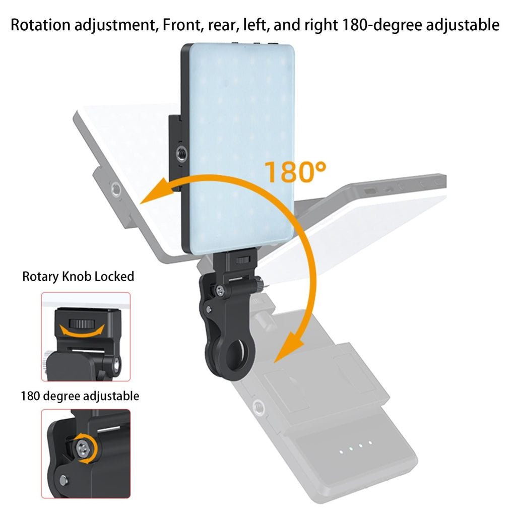 5W Mobile Phone Fill Light For Live Broadcast With Screen - V11 Cool & Warm-1964932298914795525