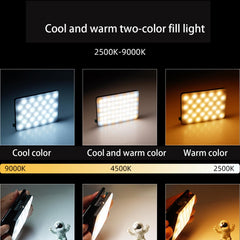 5W Mobile Phone Fill Light For Live Broadcast With Screen - V11 Cool & Warm-1964932298914795527