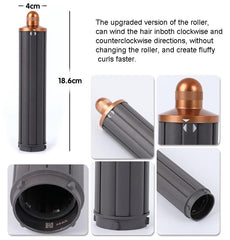 Upgraded Long Curling Barrels For Dyson Airwrap Hair Dryer With Nozzle And Adapter In Rose Red-1915197645001986052
