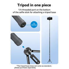 3M Carbon Fiber Selfie Stick Monopod For Action Cameras - 1 / 4 Screw-1915198269802287113