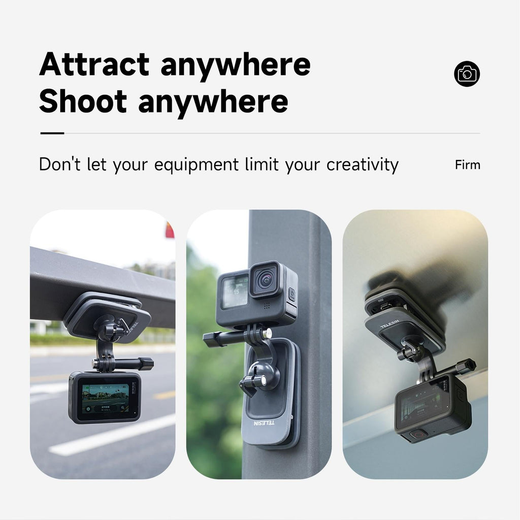 360 Degree Magnetic Backpack Clip Mount For Action Camera-1915197743605878789