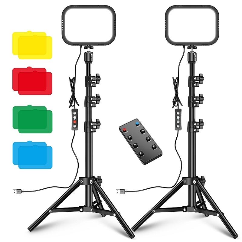 Live Portrait Soft Light Dual Bracket With Four-Colour Fill-1964932292644311040