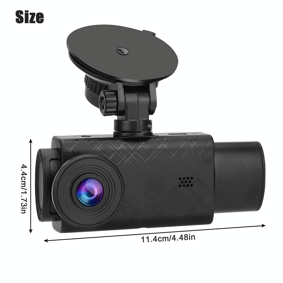 1080P 3-Record Driving Recorder With 2 Screen-1915197761725272066