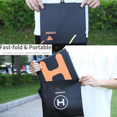 Double-Sided Folding Drone Apron With Ground Spikes - Universal Hexagonal Design-1915197757287698438